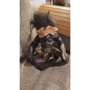 Large Hand Carved Wooden Folk Art Man Sculpture Statue‎ Tribal Figure African